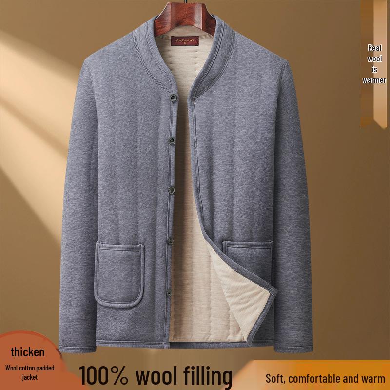 Men s Plus Velvet Thick Coat – Wool-Filled Cotton Jacket for Middle-aged & Elderly 3XL 130~150 jin
Men s Plus Velvet Thick Coat – Wool-Filled Cotton Jacket for Middle-aged & Elderly 3XL 130~150 jin