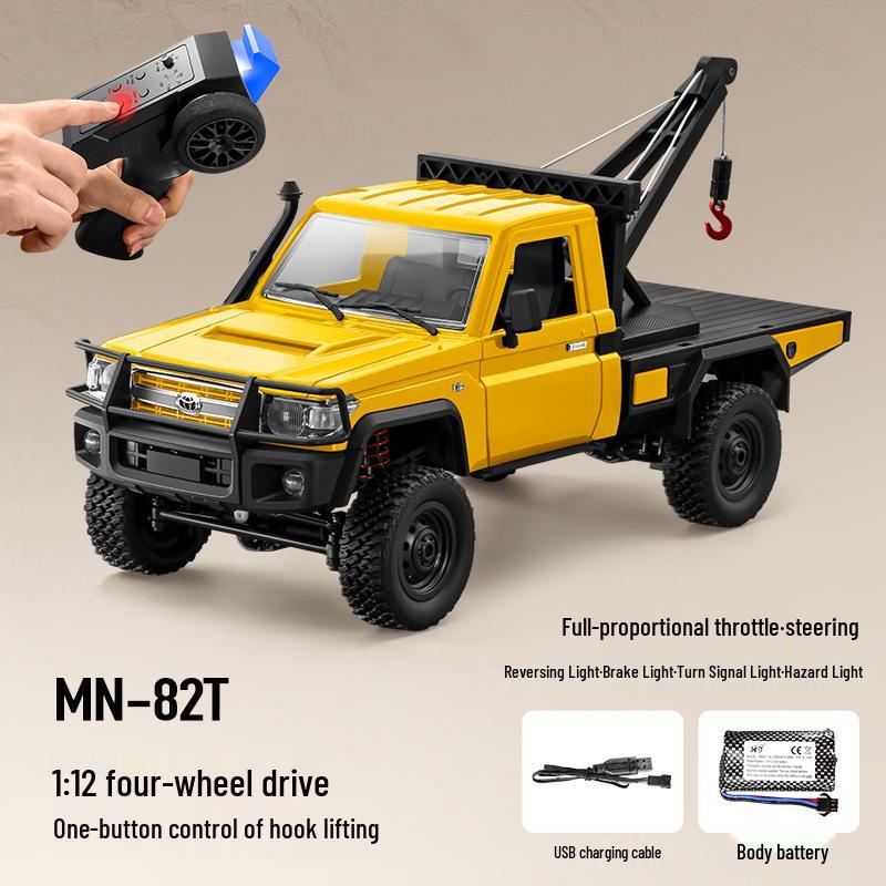 1:12 MN-82T RC 4WD Climbing Car – Full-Scale Remote Control Toy
1:12 MN-82T RC 4WD Climbing Car – Full-Scale Remote Control Toy