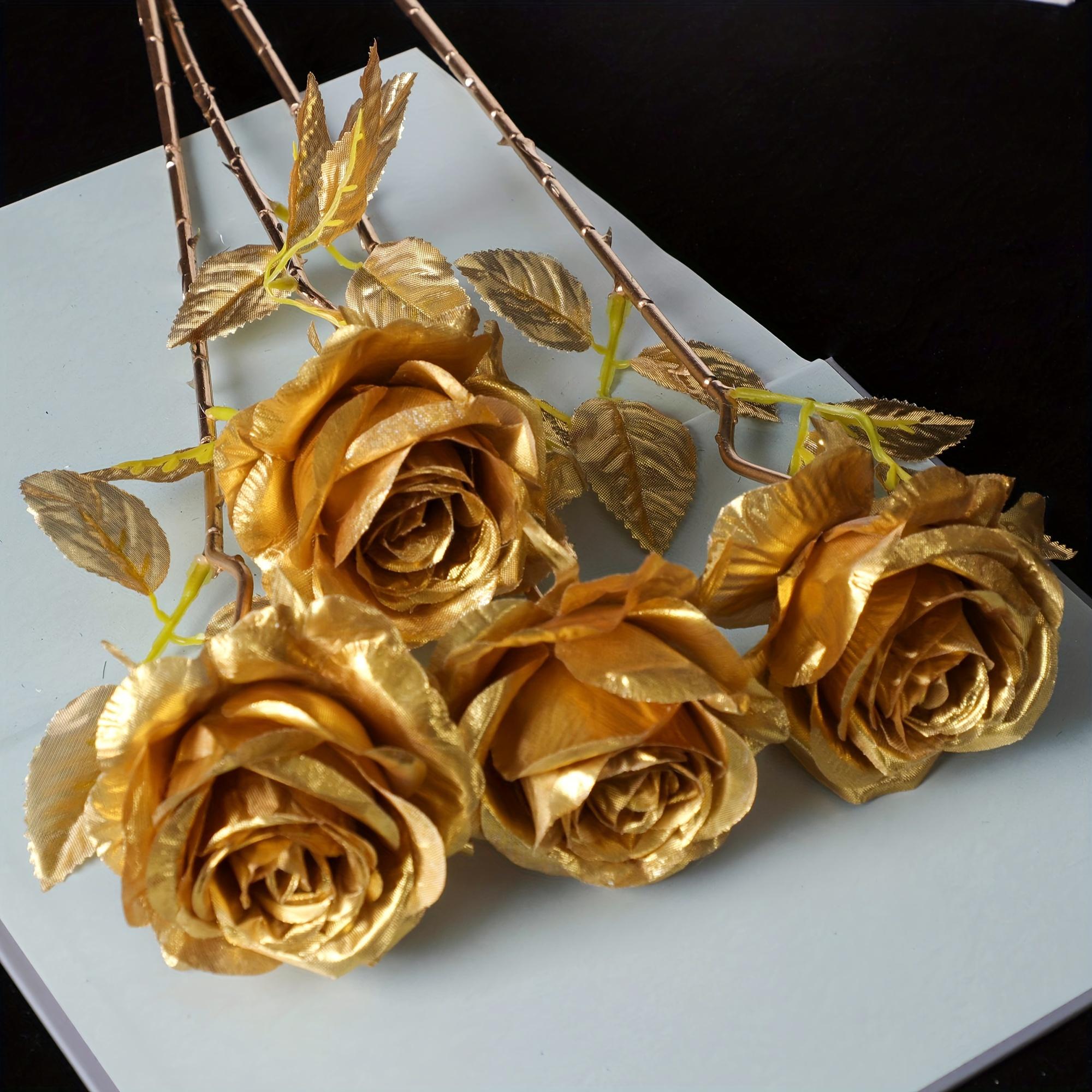 6 Pcs Golden Rose Decor Household Decorative Fake Flowers Stems Party Plastic Faux Home Bride Decoration Favor 6pcs золотий
6 Pcs Golden Rose Decor Household Decorative Fake Flowers Stems Party Plastic Faux Home Bride Decoration Favor 6pcs золотий