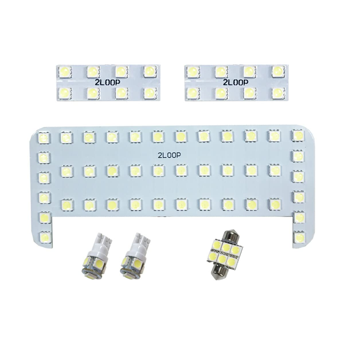 2LOOP SMD Светодиодный плафон салона серии Wish без люка Теплый белый 3-чиповый 6 штук ANE10/ZNE10 -
2LOOP SMD Светодиодный плафон салона серии Wish без люка Теплый белый 3-чиповый 6 штук ANE10/ZNE10 -