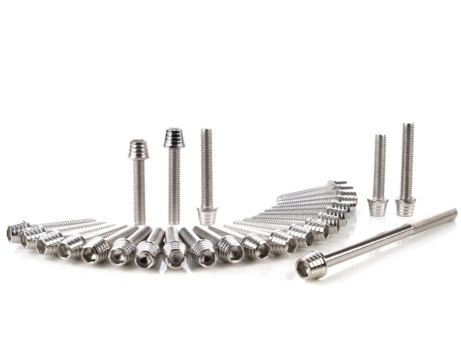 Z900RS/CAFE Комплект болтов крышки двигателя 27 шт., коническая головка, серебристый
Z900RS/CAFE Комплект болтов крышки двигателя 27 шт., коническая головка, серебристый