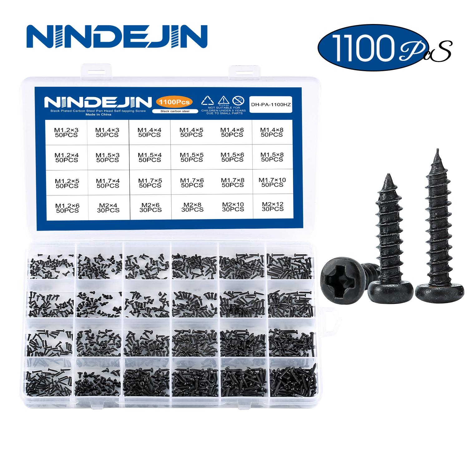 NINDEJIN Черный 1100шт Круглый поддон Головка Резьба Набор M1.2 M1.4 M1.5 M1.7 M2 Мини Винт Ноутбук Компьютер Винт Phillips Винт Комплект
NINDEJIN Черный 1100шт Круглый поддон Головка Резьба Набор M1.2 M1.4 M1.5 M1.7 M2 Мини Винт Ноутбук Компьютер Винт Phillips Винт Комплект