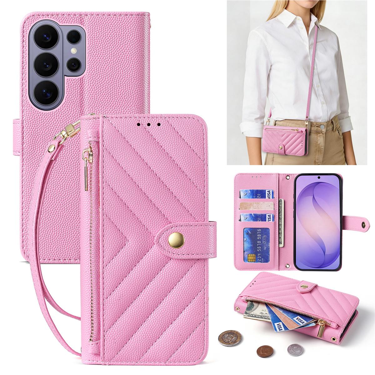 Crossbody Leather Wallet Cards Solt Phone Case for Samsung Galaxy S26 Plus S25 S24 FE S23 Ultra A16 A17 A26 A36 A37 A56 Cover Galaxy A56 рожевий
Crossbody Leather Wallet Cards Solt Phone Case for Samsung Galaxy S26 Plus S25 S24 FE S23 Ultra A16 A17 A26 A36 A37 A56 Cover Galaxy A56 рожевий