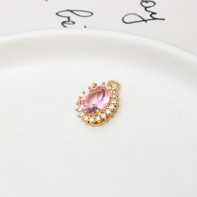 Copper-Edged Glass Crystal Zircon Oval Pendant DIY Necklace Earring Hairpin Ancient Style Material 11*15mm
Copper-Edged Glass Crystal Zircon Oval Pendant DIY Necklace Earring Hairpin Ancient Style Material 11*15mm