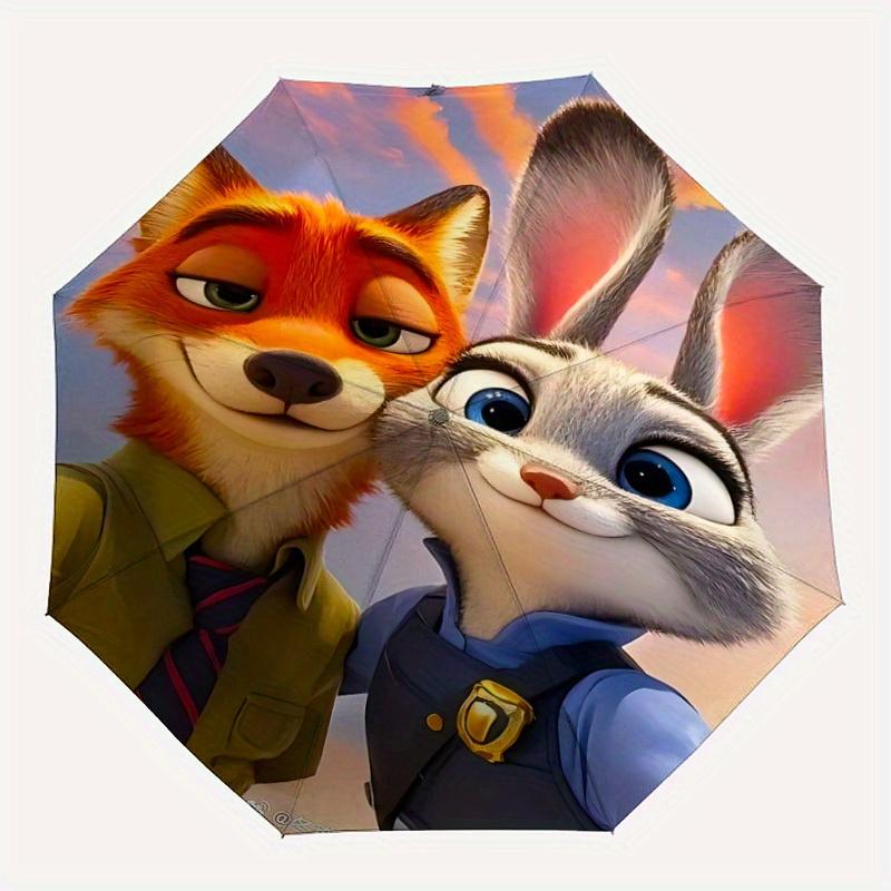 1pc Zootopia Automatic Cute Umbrella - Cartoon Design, Lightweight & Portable, Travel Umbrella, Durable Canopy a0820010
1pc Zootopia Automatic Cute Umbrella - Cartoon Design, Lightweight & Portable, Travel Umbrella, Durable Canopy a0820010