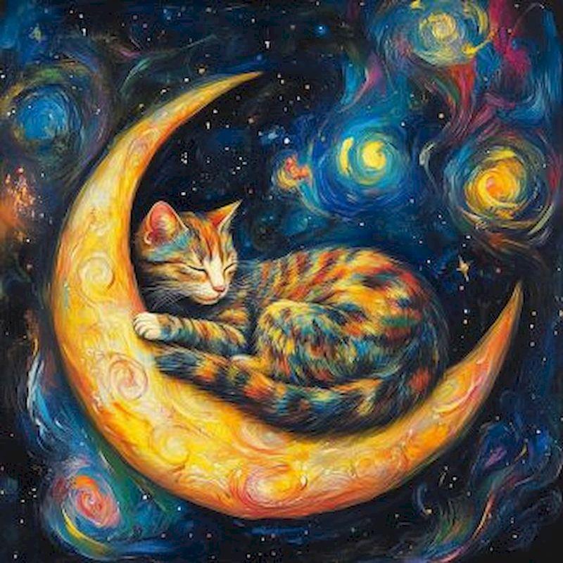 DIY Алмазная картина Спящий кот Наборы Алмазная мозаика Вышивка крестом Лунный пейзаж Вышивка настенное искусство Full Round 20x20CM
DIY Алмазная картина Спящий кот Наборы Алмазная мозаика Вышивка крестом Лунный пейзаж Вышивка настенное искусство Full Round 20x20CM