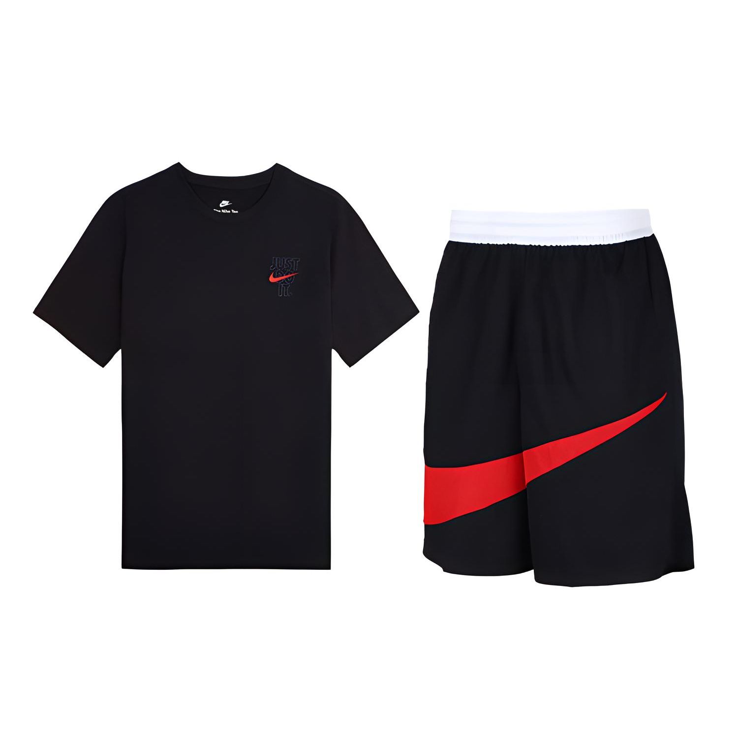Nike SS22 Футболка с круглым вырезом и коротким рукавом с принтом логотипа и буквами, спортивные шорты, комплект из мужских топов и низов, черный цвет DX0322-010+BV9386-010 M
Nike SS22 Футболка с круглым вырезом и коротким рукавом с принтом логотипа и буквами, спортивные шорты, комплект из мужских топов и низов, черный цвет DX0322-010+BV9386-010 M