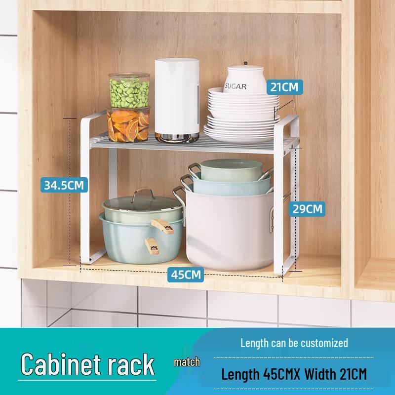 Nana 2-Tier Kitchen Cabinet Storage Rack
Nana 2-Tier Kitchen Cabinet Storage Rack