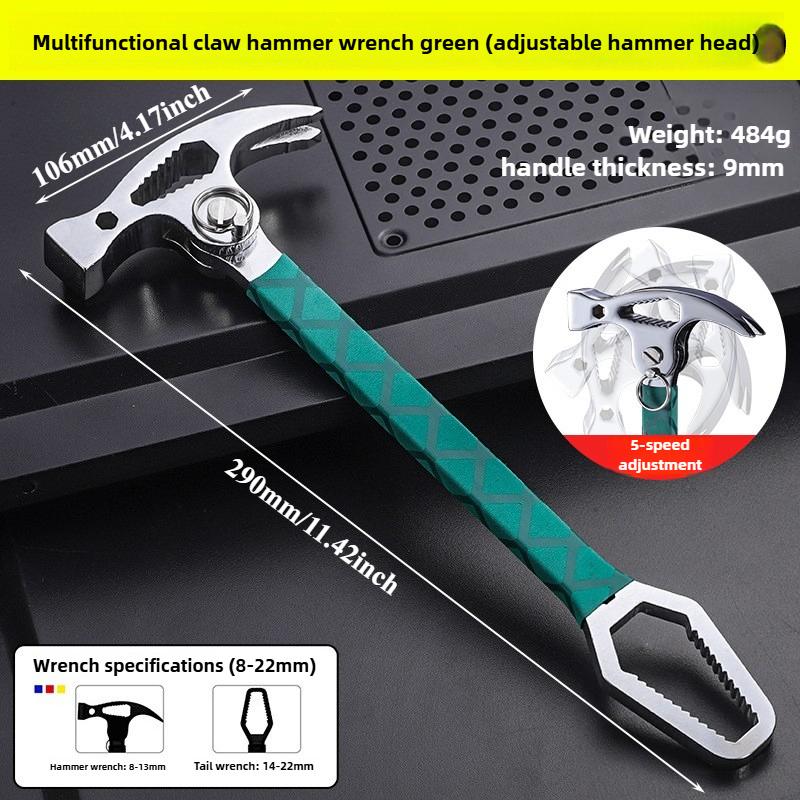 Multifunctional Carpenters Claw Hammer Mini Steel Tool for Woodworking Nail Pulling
Multifunctional Carpenters Claw Hammer Mini Steel Tool for Woodworking Nail Pulling