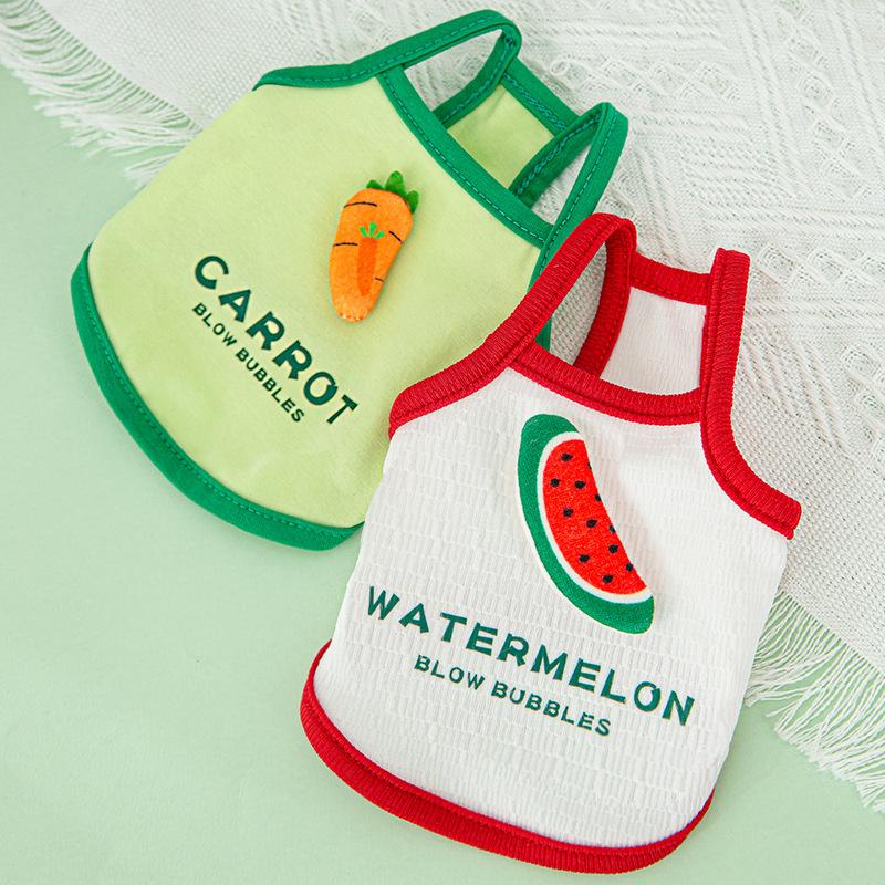 Korean three-dimensional sling summer cool vest puppy dog spring and summer thin Schnauzer teddy than bear pet clothes XL (recommended weight 11-7.5 kg)
Korean three-dimensional sling summer cool vest puppy dog spring and summer thin Schnauzer teddy than bear pet clothes XL (recommended weight 11-7.5 kg)