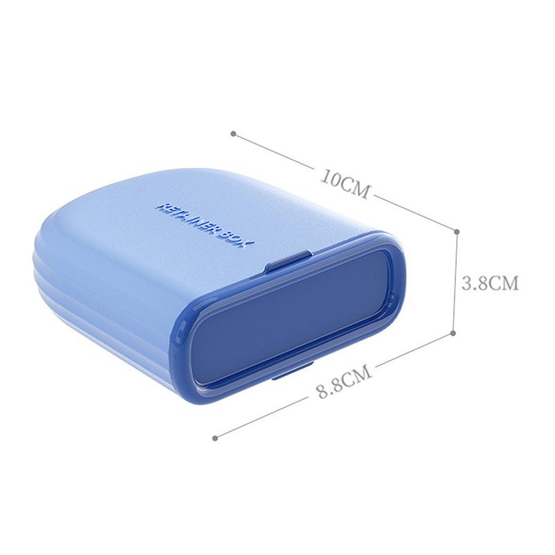 1Pc Sleek Portable Invisible Orthodontic Case Sealed Storage For Travel-Friendly Braces & Retainers, No Batteries Required
1Pc Sleek Portable Invisible Orthodontic Case Sealed Storage For Travel-Friendly Braces & Retainers, No Batteries Required