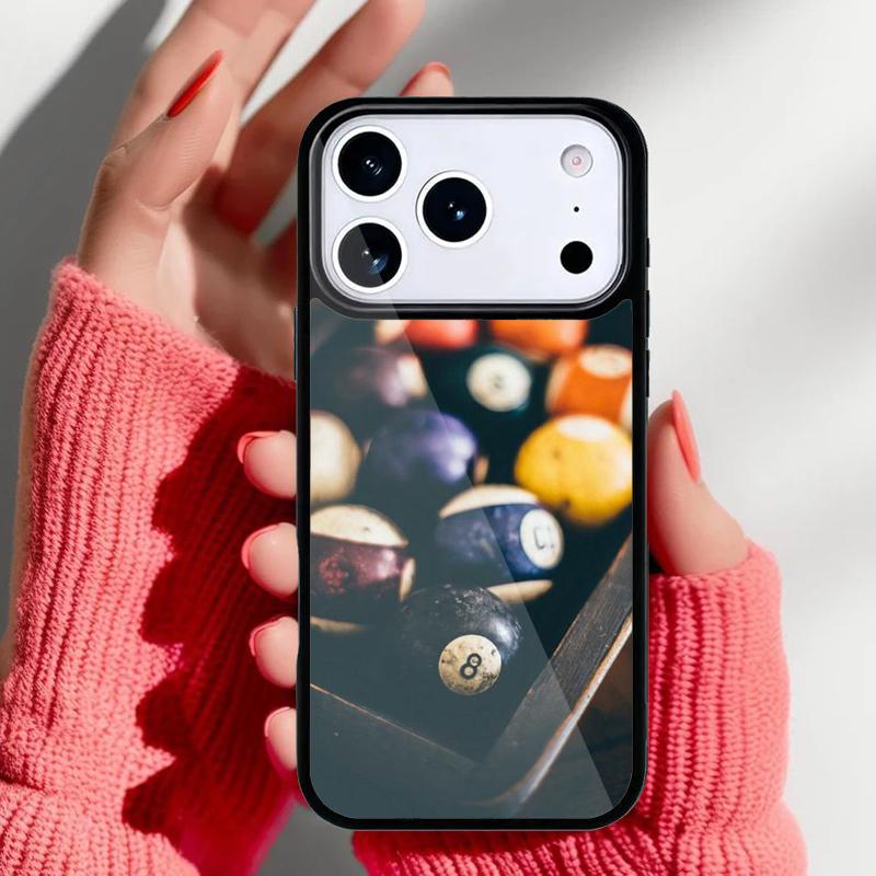 Billiards Snooker 8 Ball soft Phone Case for iPhone 17 16 15 14 13 Pro Max Back Cover for 12 11 Pro Coque iPhone17
Billiards Snooker 8 Ball soft Phone Case for iPhone 17 16 15 14 13 Pro Max Back Cover for 12 11 Pro Coque iPhone17