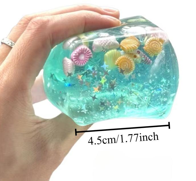 Stress Relief Soft Ice Cube Squishy Toy Slow Rebound Sensory Toy with Shell Decoration, Suitable for Kids & Adults, Party Favors
Stress Relief Soft Ice Cube Squishy Toy Slow Rebound Sensory Toy with Shell Decoration, Suitable for Kids & Adults, Party Favors