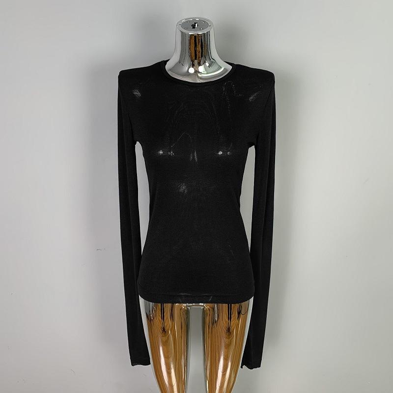 Женская новая дверь, сексуальная и слегка прозрачная обтягивающая тонкая базовая рубашка с круглым вырезом и длинным рукавом, футболка, верхняя женская одежда One size чёрный
Женская новая дверь, сексуальная и слегка прозрачная обтягивающая тонкая базовая рубашка с круглым вырезом и длинным рукавом, футболка, верхняя женская одежда One size чёрный