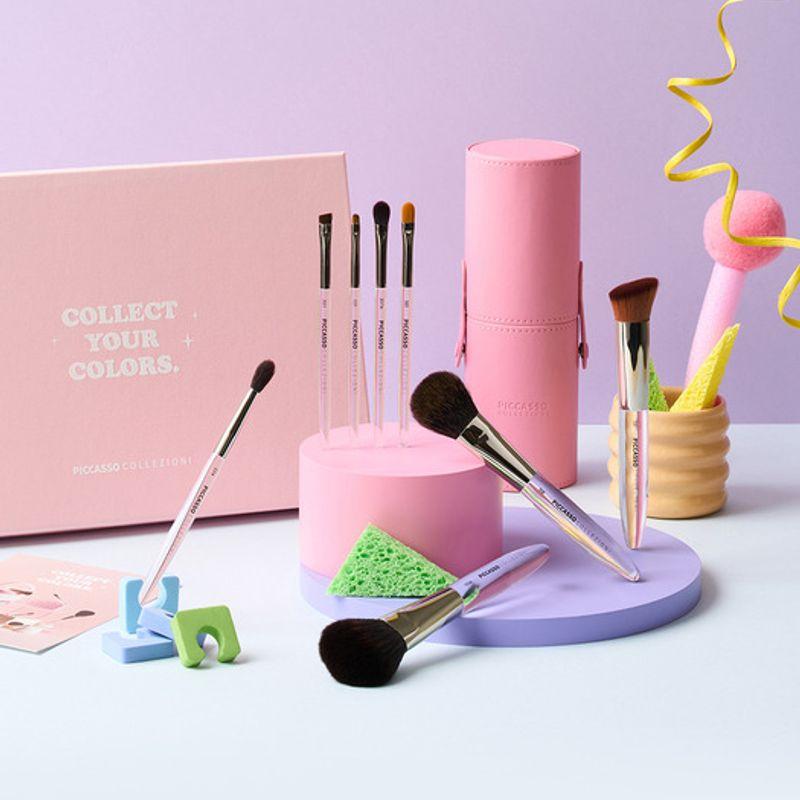 PICCASSO COLLEZIONI 8-piece makeup brush set 8-piece set (+ free pink cylindrical case)
PICCASSO COLLEZIONI 8-piece makeup brush set 8-piece set (+ free pink cylindrical case)