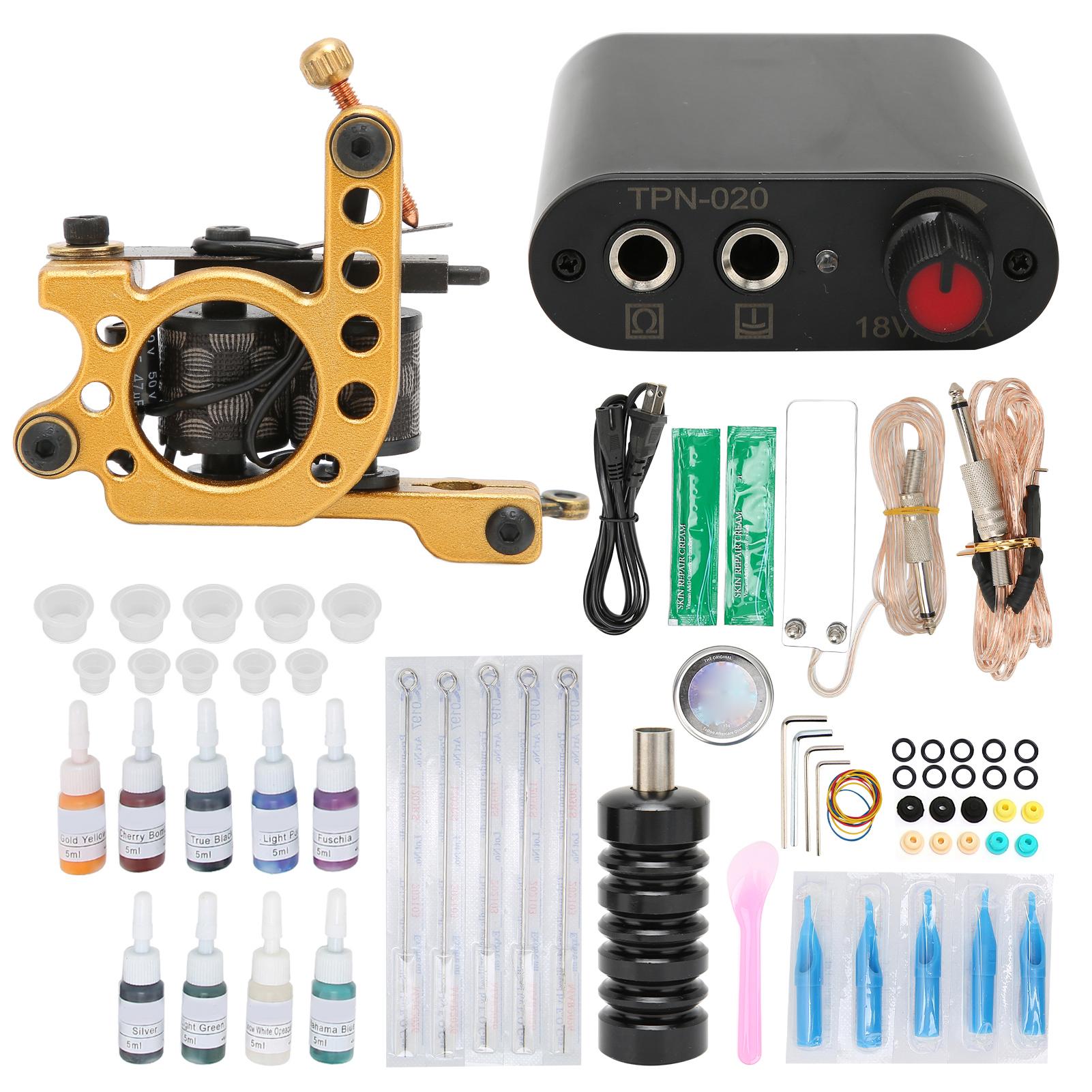 Coil Tattoo Machine Foot Pedal Power Supply Clip Cord Practice Tattoo Ink Novice Tattoo Kit EU Plug
Coil Tattoo Machine Foot Pedal Power Supply Clip Cord Practice Tattoo Ink Novice Tattoo Kit EU Plug