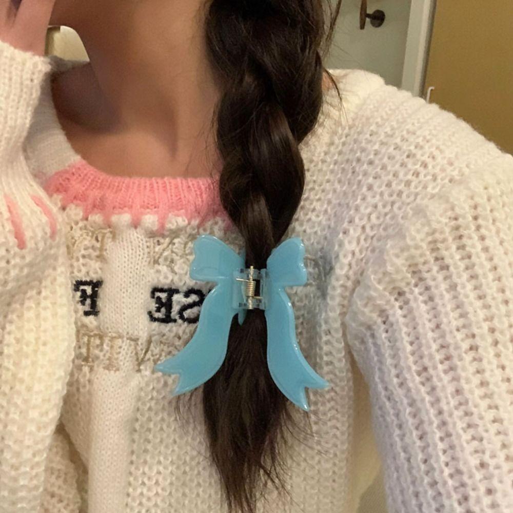 Colorful Acetic Acid Bow Hair Claw Acetate Acetic Acid Shark Clip Fashion Bowknot Hair Clip Girl синий
Colorful Acetic Acid Bow Hair Claw Acetate Acetic Acid Shark Clip Fashion Bowknot Hair Clip Girl синий