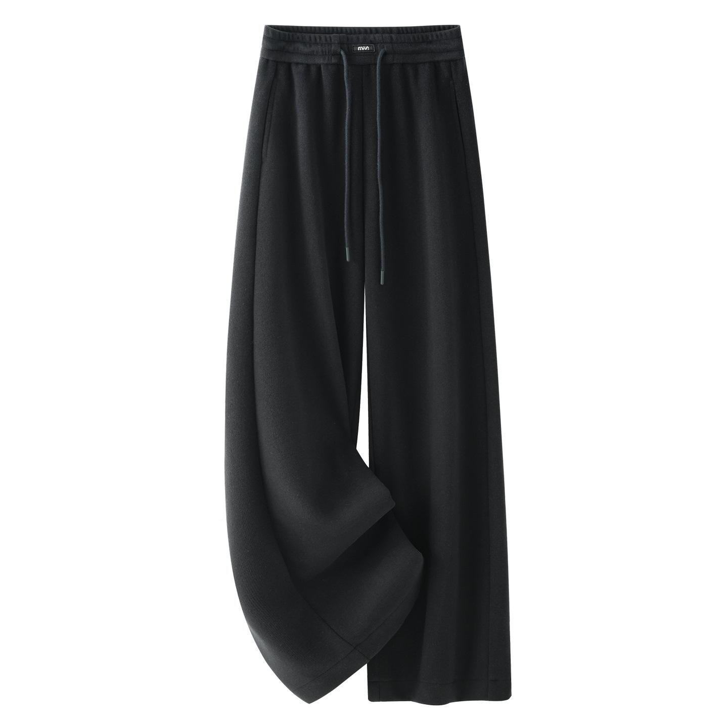 Women s Winter 2025 High-Waisted Black Wool Wide-Leg Pants with Velvet, Drapey and Casual Straight-Leg Design. XL темно-серого
Women s Winter 2025 High-Waisted Black Wool Wide-Leg Pants with Velvet, Drapey and Casual Straight-Leg Design. XL темно-серого