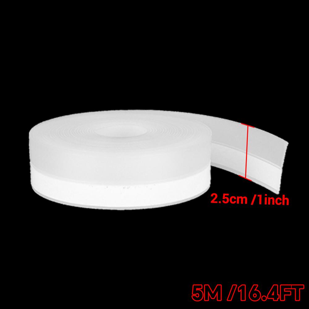 Уплотнительная лента для низа двери Водонепроницаемая оконная резиновая уплотнительная лента Ветрозащитная и пылезащитная самоклеящаяся уплотнительная лента для двери 5M