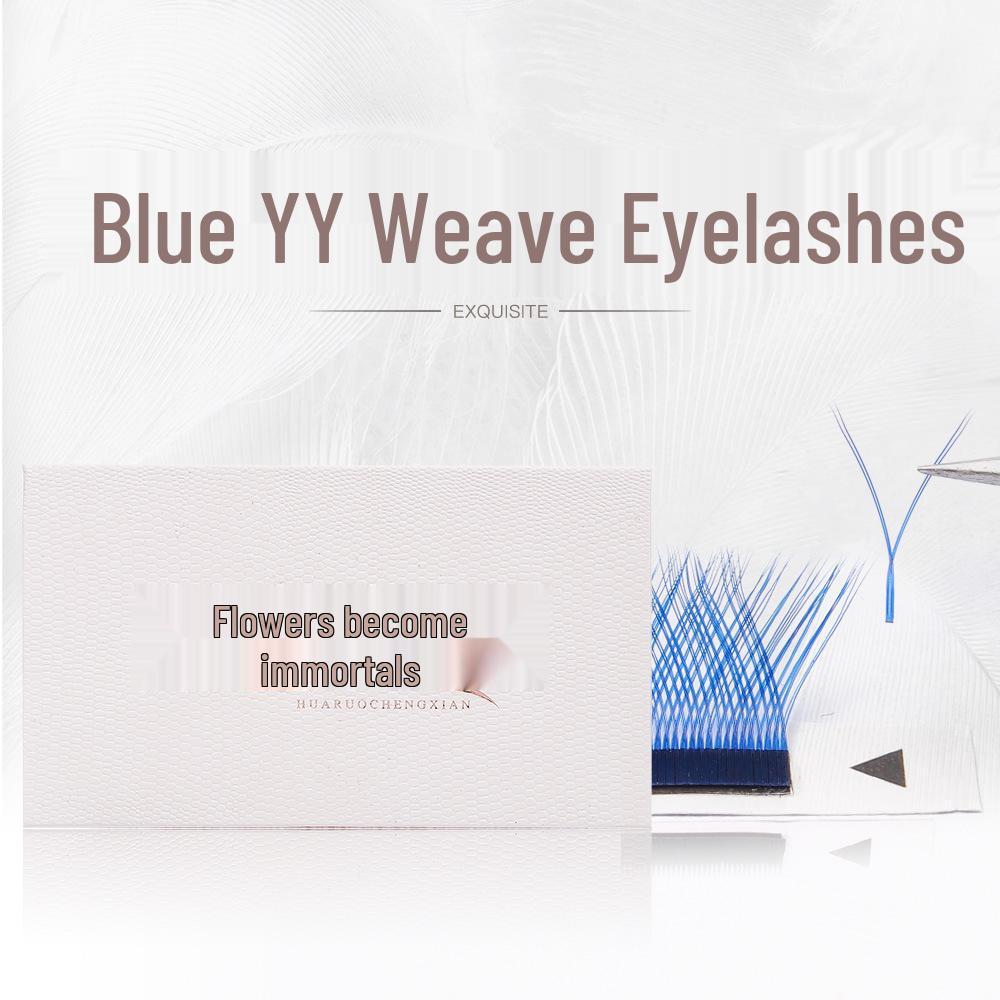 If Flowers Become Immortals: Y-Shape Blue Grafted Eyelash Extensions by Yaya Blooming, 0.07mm, Soft & Natural Baby Curl (12 rows)
If Flowers Become Immortals: Y-Shape Blue Grafted Eyelash Extensions by Yaya Blooming, 0.07mm, Soft & Natural Baby Curl (12 rows)