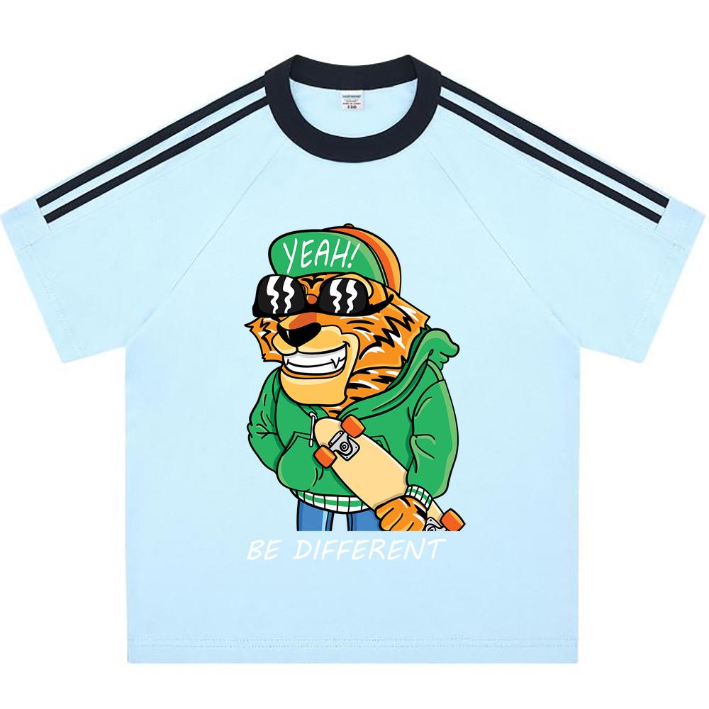 Kids 100% Cotton T-shirts Boys And Girls 200 GSM Cotton Tees cool tiger Cartoon Print Child Tshirts 150 білий
Kids 100% Cotton T-shirts Boys And Girls 200 GSM Cotton Tees cool tiger Cartoon Print Child Tshirts 150 білий