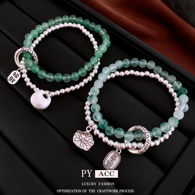 Elegant Chinese Jade Bracelet: Beaded, Fresh, Versatile, Stylish Women s Hand Jewelry
Elegant Chinese Jade Bracelet: Beaded, Fresh, Versatile, Stylish Women s Hand Jewelry