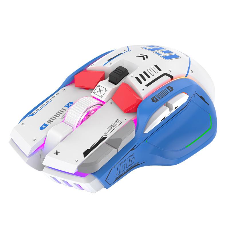 Беспроводная игровая мышь HXSJ G6, 10 клавиш, 11 RGB, трехрежимная геймерская мышь, 1200-4000 точек на дюйм, для ПК, портативного компьютера
Беспроводная игровая мышь HXSJ G6, 10 клавиш, 11 RGB, трехрежимная геймерская мышь, 1200-4000 точек на дюйм, для ПК, портативного компьютера