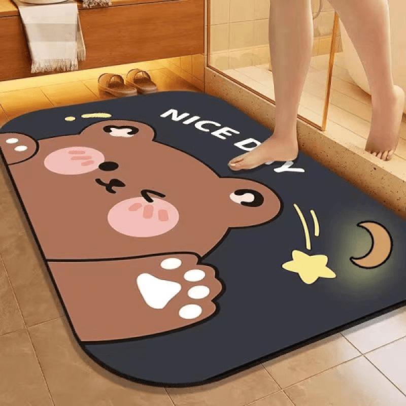 Quick-Dry Anti-Slip Cartoon Bathroom Floor Mat Bow Tie Bear S
Quick-Dry Anti-Slip Cartoon Bathroom Floor Mat Bow Tie Bear S