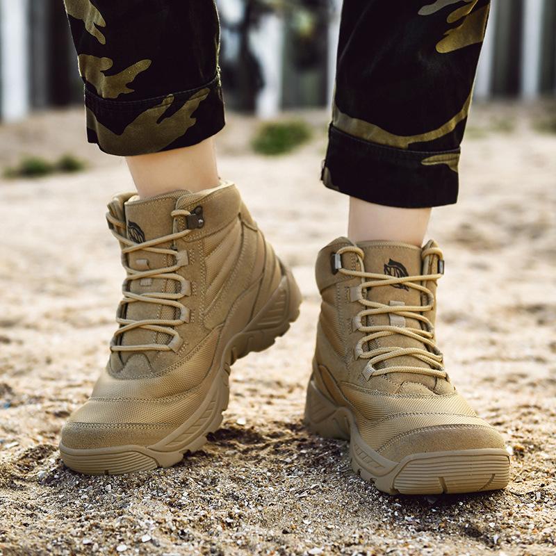 Autumn and winter new hiking hiking shoes outdoor men s sports shoes combat training tactical boots warm Martin boots 47 пісочний
Autumn and winter new hiking hiking shoes outdoor men s sports shoes combat training tactical boots warm Martin boots 47 пісочний