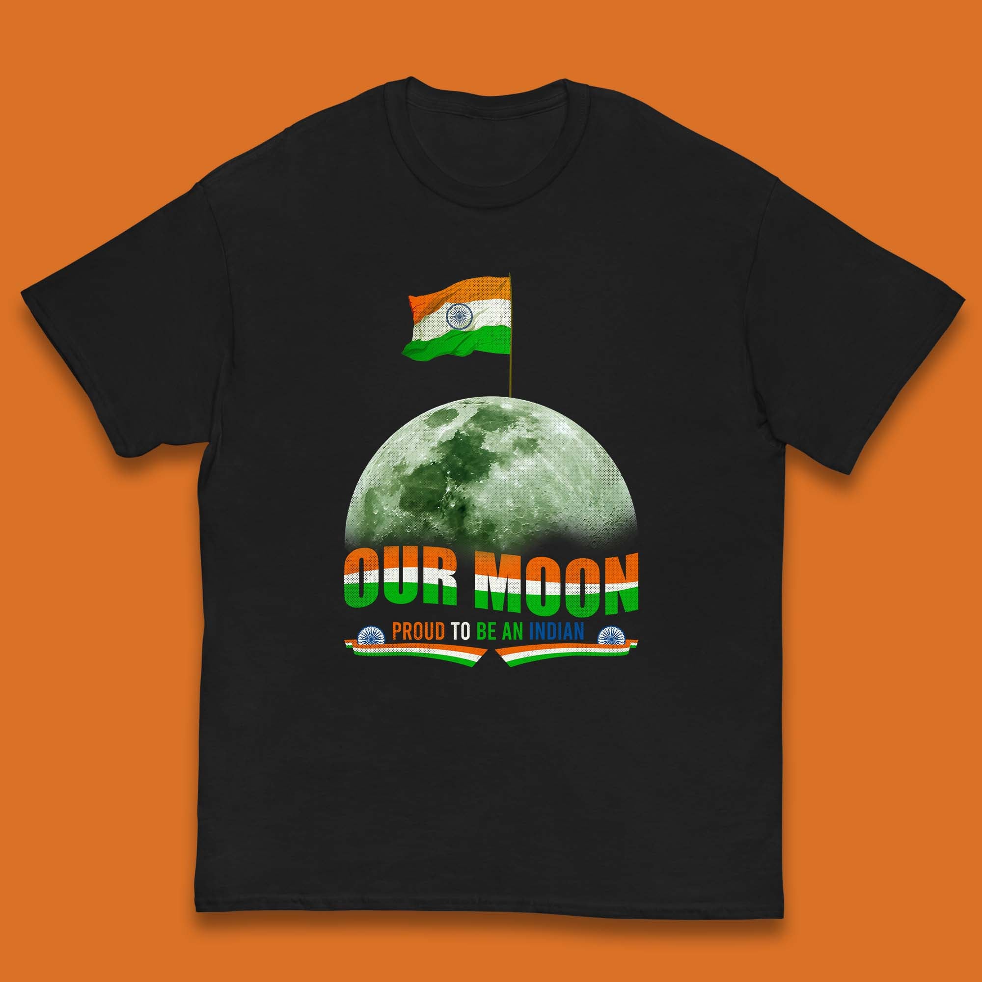 Our Moon Proud To Be An Indian Chandrayaan-3 Soft Landing To The Moon Kids T Shirt 120
Our Moon Proud To Be An Indian Chandrayaan-3 Soft Landing To The Moon Kids T Shirt 120