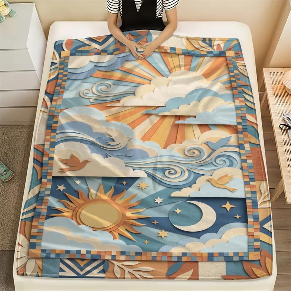 1Pc Sky Print Flannel Blanket, High quality Comfortable for All Seasons, Home Decor, Warmth and Comfort, Perfect for Christmas Gifts W163 80cm x 120cm
1Pc Sky Print Flannel Blanket, High quality Comfortable for All Seasons, Home Decor, Warmth and Comfort, Perfect for Christmas Gifts W163 80cm x 120cm