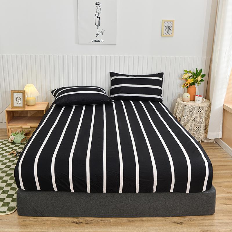 Stripe Style Bed Cover Home Fitted Sheet King Size Printed Bed Sheets 90X200Cm Mattress Cover Couvre Lit (No Pillowcase) 90x200x25cm 1pc
Stripe Style Bed Cover Home Fitted Sheet King Size Printed Bed Sheets 90X200Cm Mattress Cover Couvre Lit (No Pillowcase) 90x200x25cm 1pc
