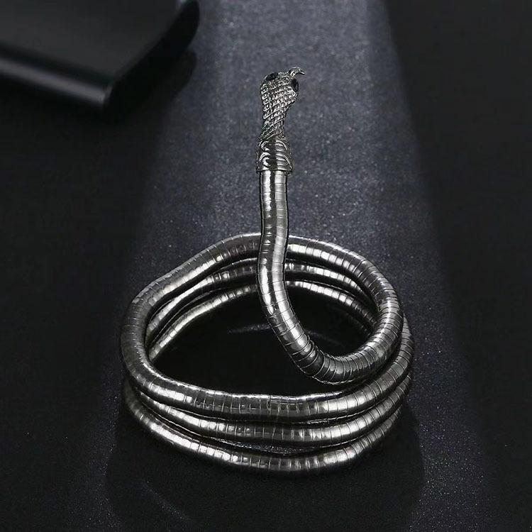 Design snake chain casually curved shape cobra collarbone chain Men wrap snake necklace
Design snake chain casually curved shape cobra collarbone chain Men wrap snake necklace