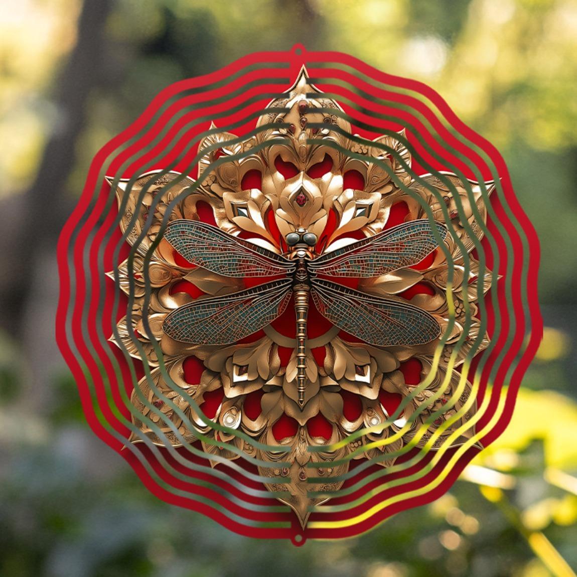 Metallic Dragonfly Wind Chime 10 Inch with 360 Hook for All Seasons Garden Outdoor Patio Decor 01A
Metallic Dragonfly Wind Chime 10 Inch with 360 Hook for All Seasons Garden Outdoor Patio Decor 01A