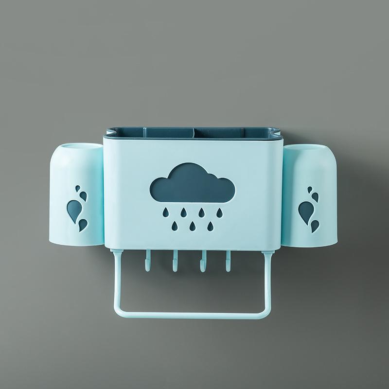 Water Drop No-Drill Toothbrush & Toothpaste Holder with Rinsing Cups for Couples
Water Drop No-Drill Toothbrush & Toothpaste Holder with Rinsing Cups for Couples