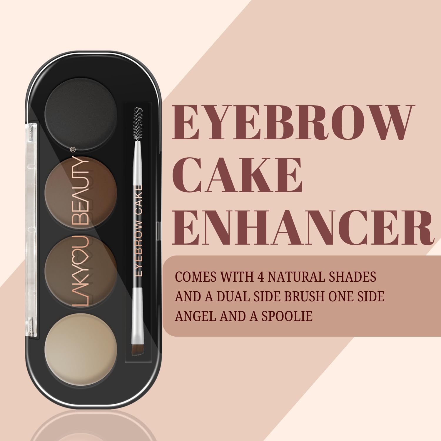 Eyebrow Pallete for Women Girls 4 in 1 Eyebrow Powder Cake (Enhancer) | Dual Side Angle Brush & Spoolie - Natural Shades |
Eyebrow Pallete for Women Girls 4 in 1 Eyebrow Powder Cake (Enhancer) | Dual Side Angle Brush & Spoolie - Natural Shades |