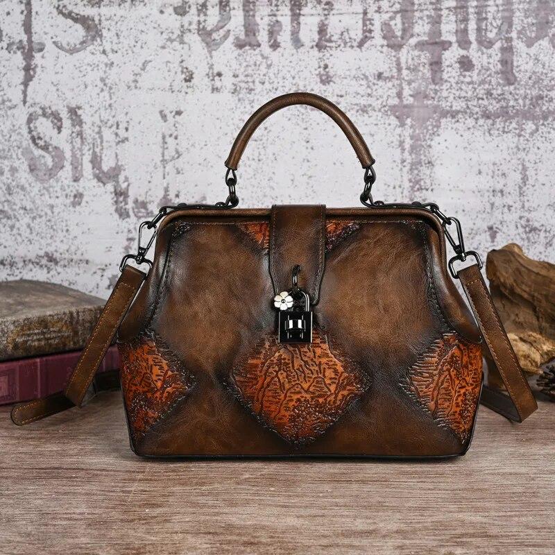 Johnature винтажная сумка с тиснением ручной работы, универсальная кожаная женская сумка, большие вместительные сумки на плечо и через плечо кофейный
Johnature винтажная сумка с тиснением ручной работы, универсальная кожаная женская сумка, большие вместительные сумки на плечо и через плечо кофейный