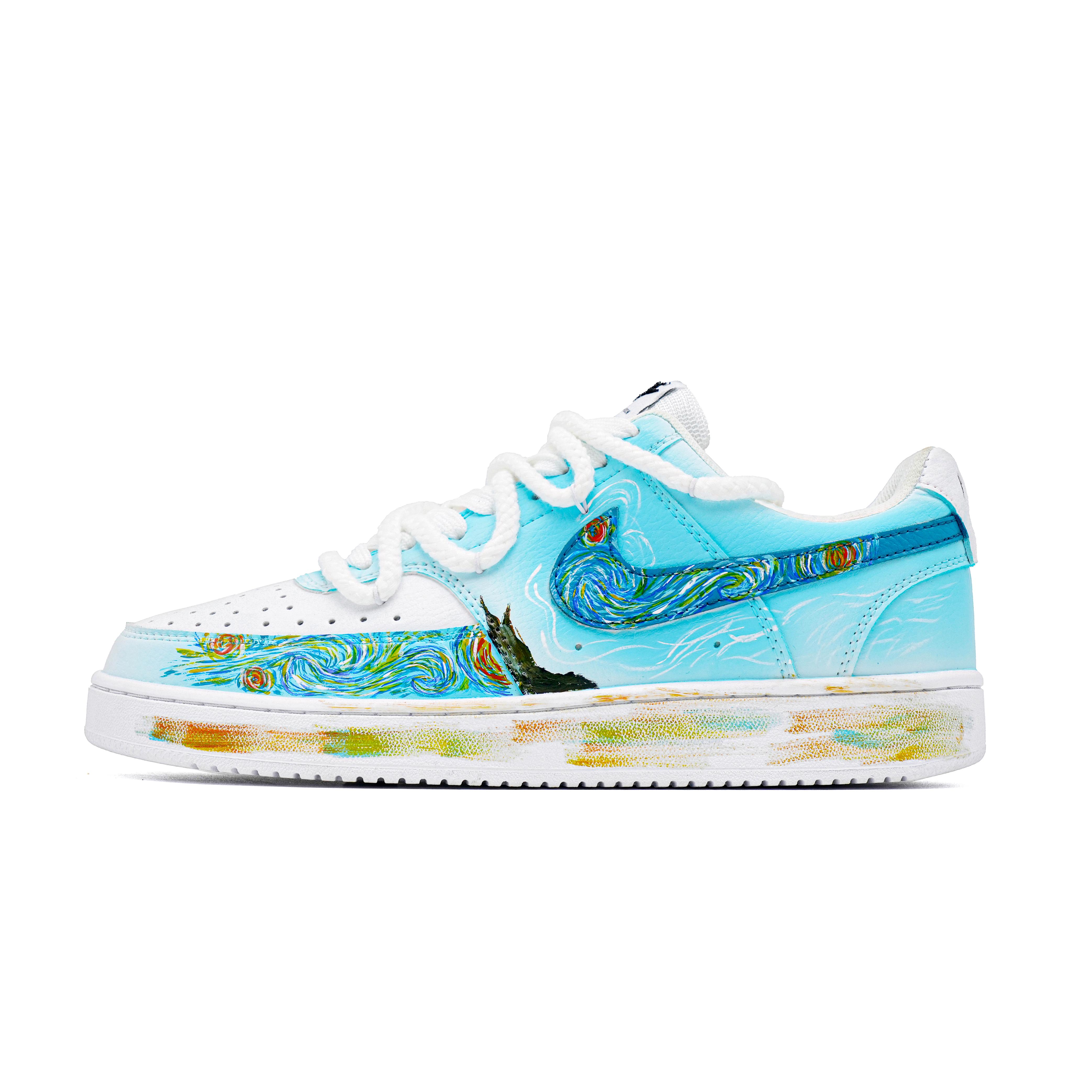 Nike Court Vision Van Gogh Starry Night Cushioning Low top Skateboard Shoes Men s Blue DH2987-101(Team965-) 43
Nike Court Vision Van Gogh Starry Night Cushioning Low top Skateboard Shoes Men s Blue DH2987-101(Team965-) 43