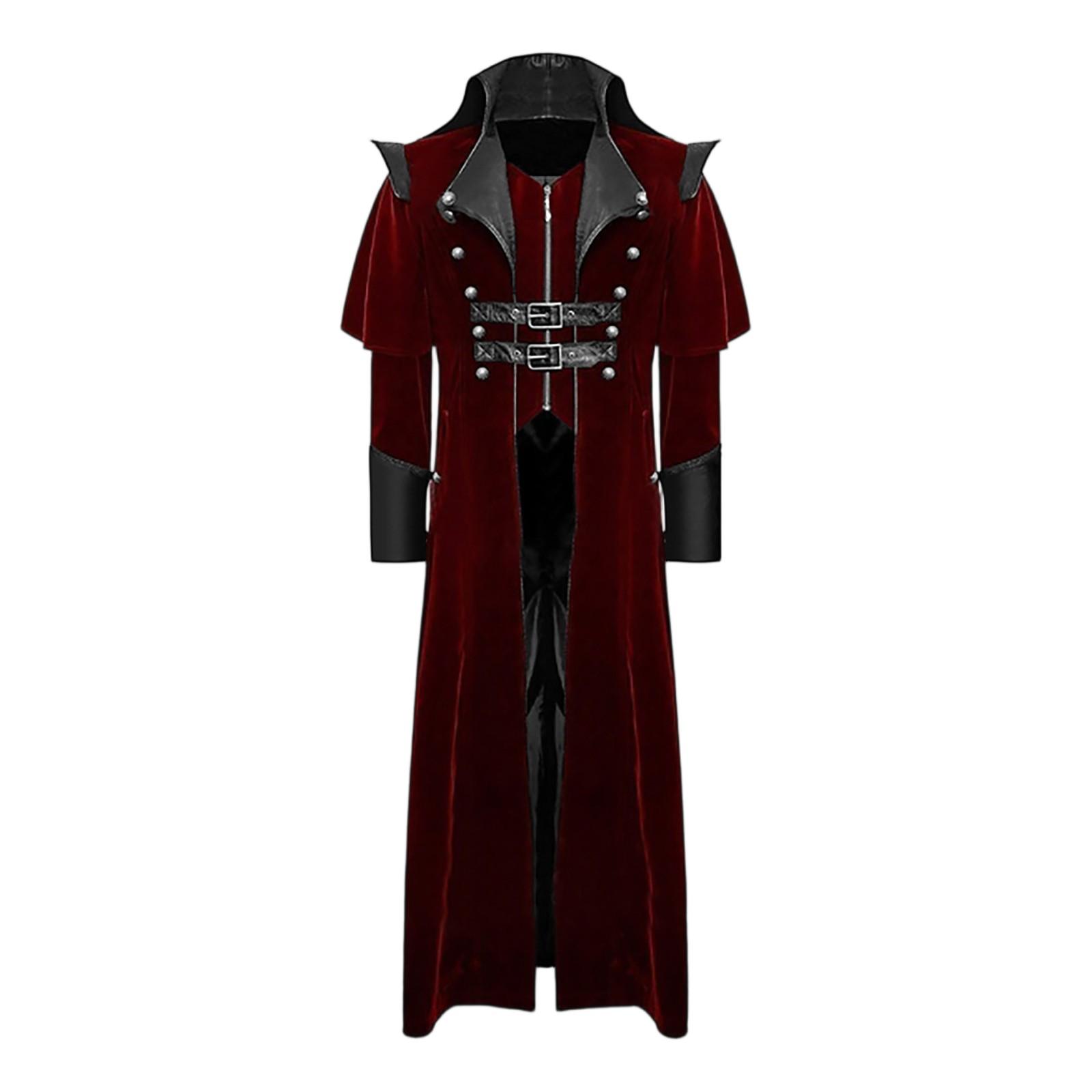 Мужская готическая пара свободных и модных вечерних платьев XL красный
Мужская готическая пара свободных и модных вечерних платьев XL красный