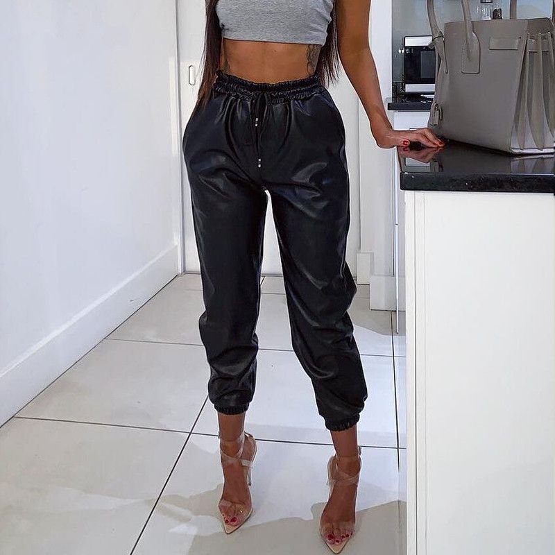Elastic PU Leather Pants Leg Bandage Loose Elastic Force Leather Pants Jogger Pants Bandage Auburn L
Elastic PU Leather Pants Leg Bandage Loose Elastic Force Leather Pants Jogger Pants Bandage Auburn L