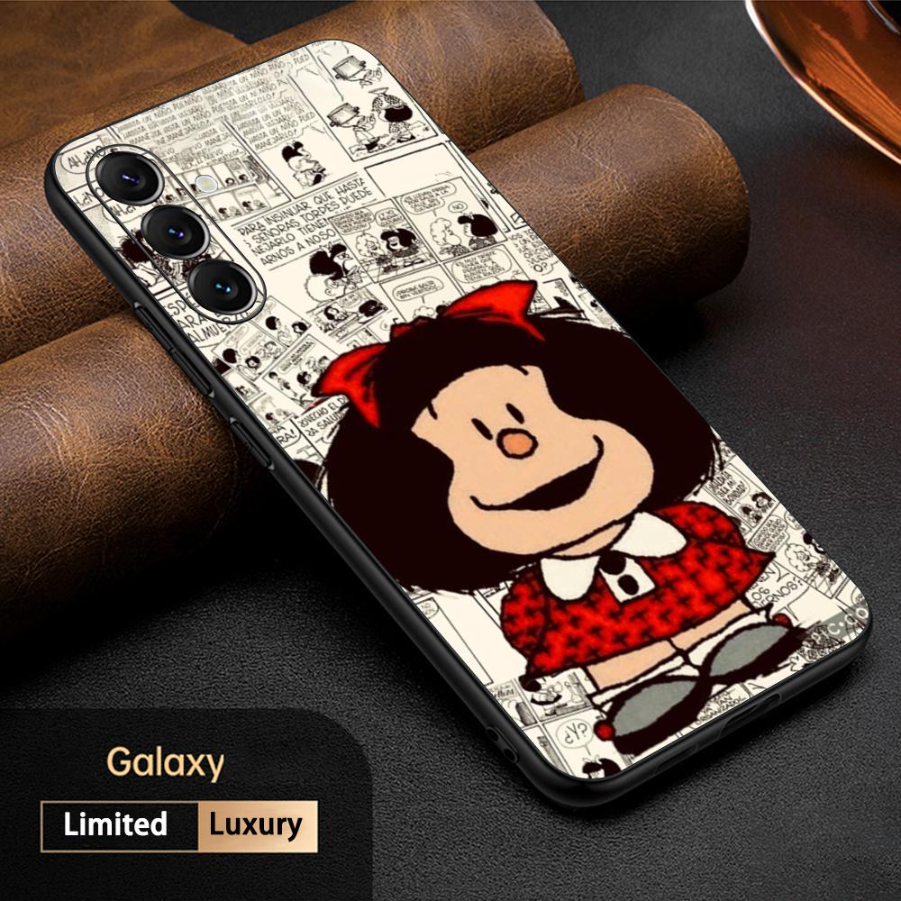 Cute Mafalda girl fashion pattern Phone Case For Samsung Galaxy S25 S24 S23 S22 S21 S20 Plus Ultra Note20 Soft Black Galaxy S25
Cute Mafalda girl fashion pattern Phone Case For Samsung Galaxy S25 S24 S23 S22 S21 S20 Plus Ultra Note20 Soft Black Galaxy S25