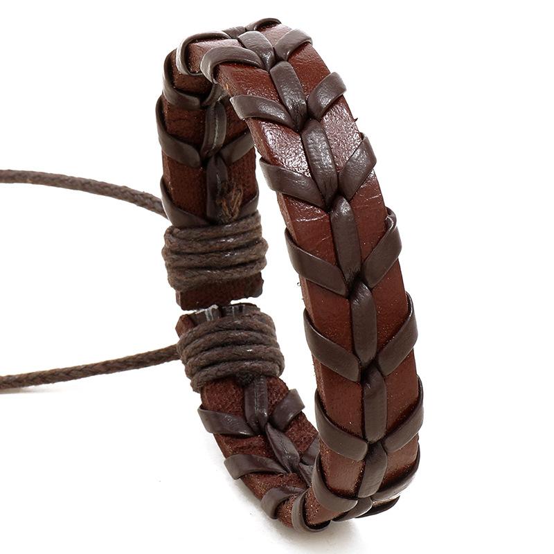 Men Punk Style Bracelets New Fashion Charm Leather Bangle Men S Bracelets Popular Boys Diy Bandage Handmade Weave Bracelet
Men Punk Style Bracelets New Fashion Charm Leather Bangle Men S Bracelets Popular Boys Diy Bandage Handmade Weave Bracelet