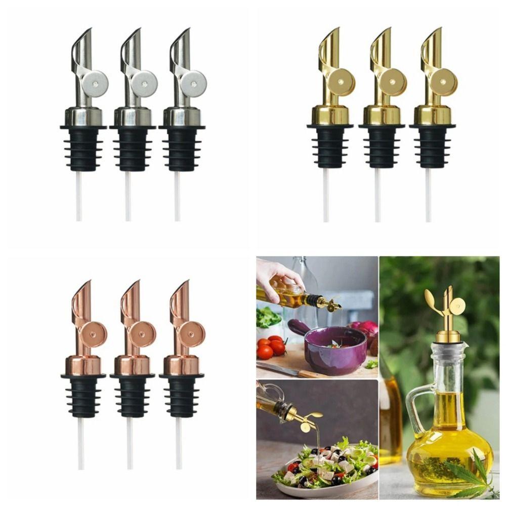 3pcs Stainless Steel Weighted Spout Pourer Precise Pouring Olive Oil Dispenser Spout Vinegar 3pcs golden
3pcs Stainless Steel Weighted Spout Pourer Precise Pouring Olive Oil Dispenser Spout Vinegar 3pcs golden