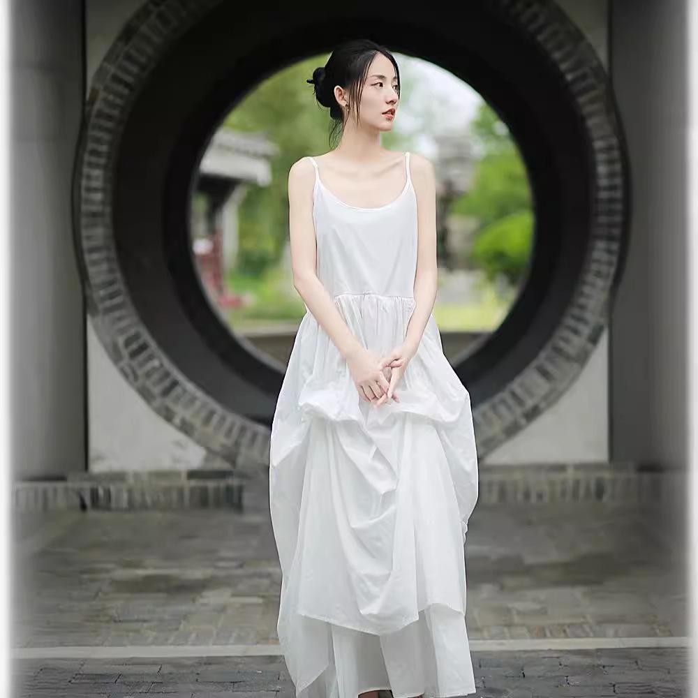 24-Year Little Warm Summer Dark Style Cotton Camisole Dress with Drawstring, Adjustable Design, Available in 2 Colors One Size белый
24-Year Little Warm Summer Dark Style Cotton Camisole Dress with Drawstring, Adjustable Design, Available in 2 Colors One Size белый