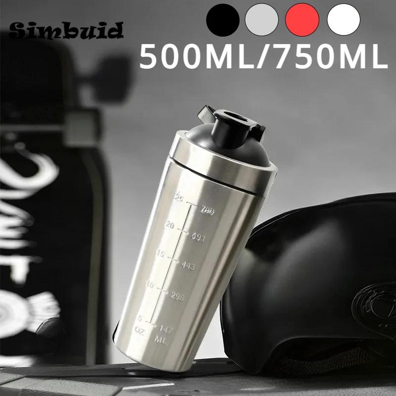 Stainless Steel Protein Powder Shaker Bottle with Steel Ball and Scale Leak Proof Gym Fitness Sport Whey Shakes Cup 500ML
Stainless Steel Protein Powder Shaker Bottle with Steel Ball and Scale Leak Proof Gym Fitness Sport Whey Shakes Cup 500ML