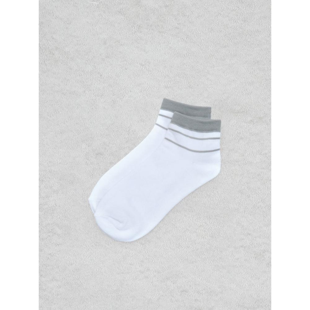 DaiSo Men S Two Line Short SockS White (ankle gray) pattern (2 rows of ankles)
DaiSo Men S Two Line Short SockS White (ankle gray) pattern (2 rows of ankles)
