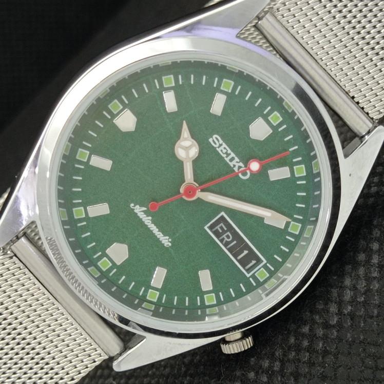 REFURBISHED VINTAGE SEIKO AUTOMATIC JAPAN MENS D/D GREEN WATCH 610b-a318022-9 SKU610b-a318022
REFURBISHED VINTAGE SEIKO AUTOMATIC JAPAN MENS D/D GREEN WATCH 610b-a318022-9 SKU610b-a318022