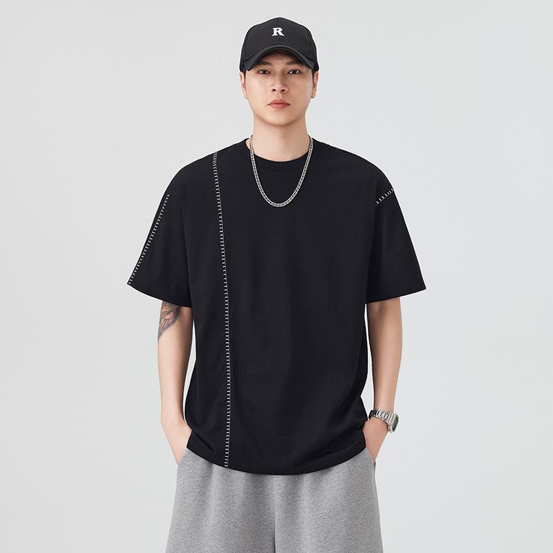 Men s Summer Round Neck Heavyweight Loose Short Sleeve T-shirt - Trendy Versatile Knit Pullover for Boys XL чёрный
Men s Summer Round Neck Heavyweight Loose Short Sleeve T-shirt - Trendy Versatile Knit Pullover for Boys XL чёрный