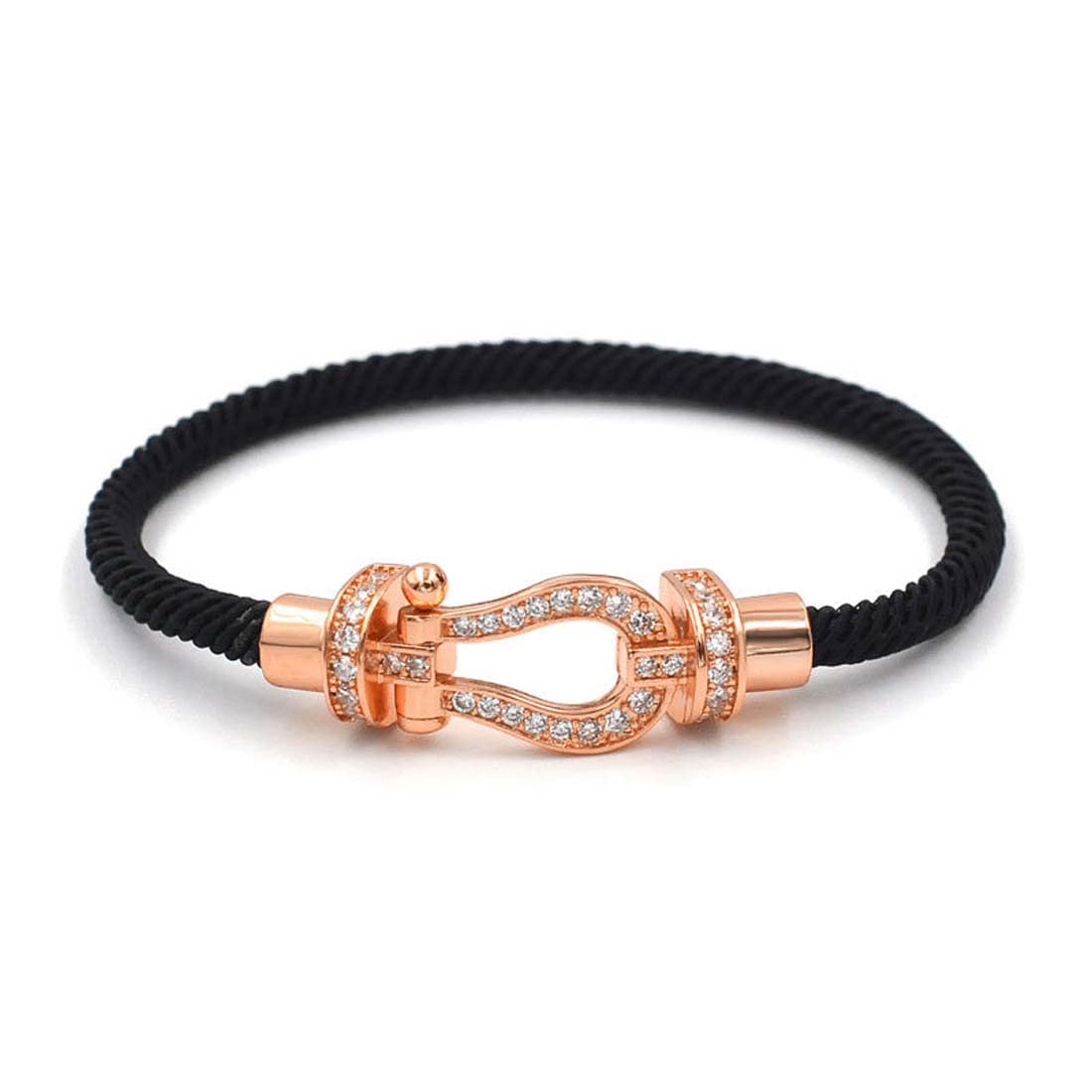 Bracelet for Women and Silver Horseshoe Braided Stainless All Seasons Accessory Cord Pink Gold Men, Bracelet, Zirconia, Horseshoe, Bangle, Steel,
Bracelet for Women and Silver Horseshoe Braided Stainless All Seasons Accessory Cord Pink Gold Men, Bracelet, Zirconia, Horseshoe, Bangle, Steel,