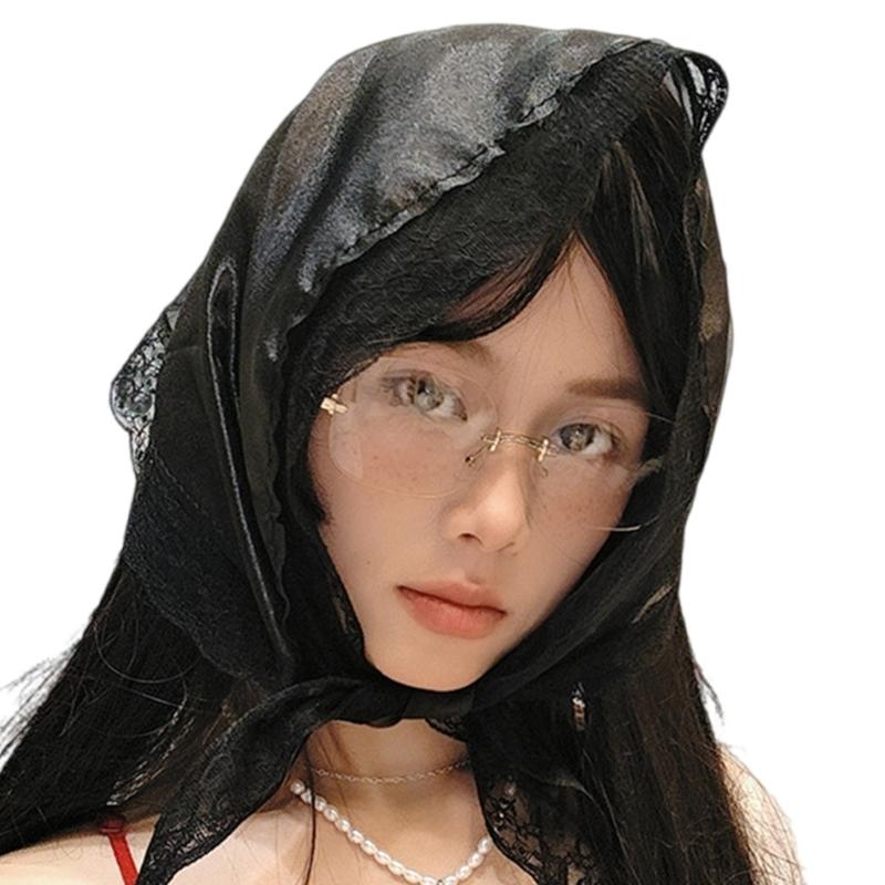 Classical Lace Headscarf Multiuse Triangular Design Headwrap for Women Fashion Enthusiasts and Various Occasion Outfit чёрный
Classical Lace Headscarf Multiuse Triangular Design Headwrap for Women Fashion Enthusiasts and Various Occasion Outfit чёрный